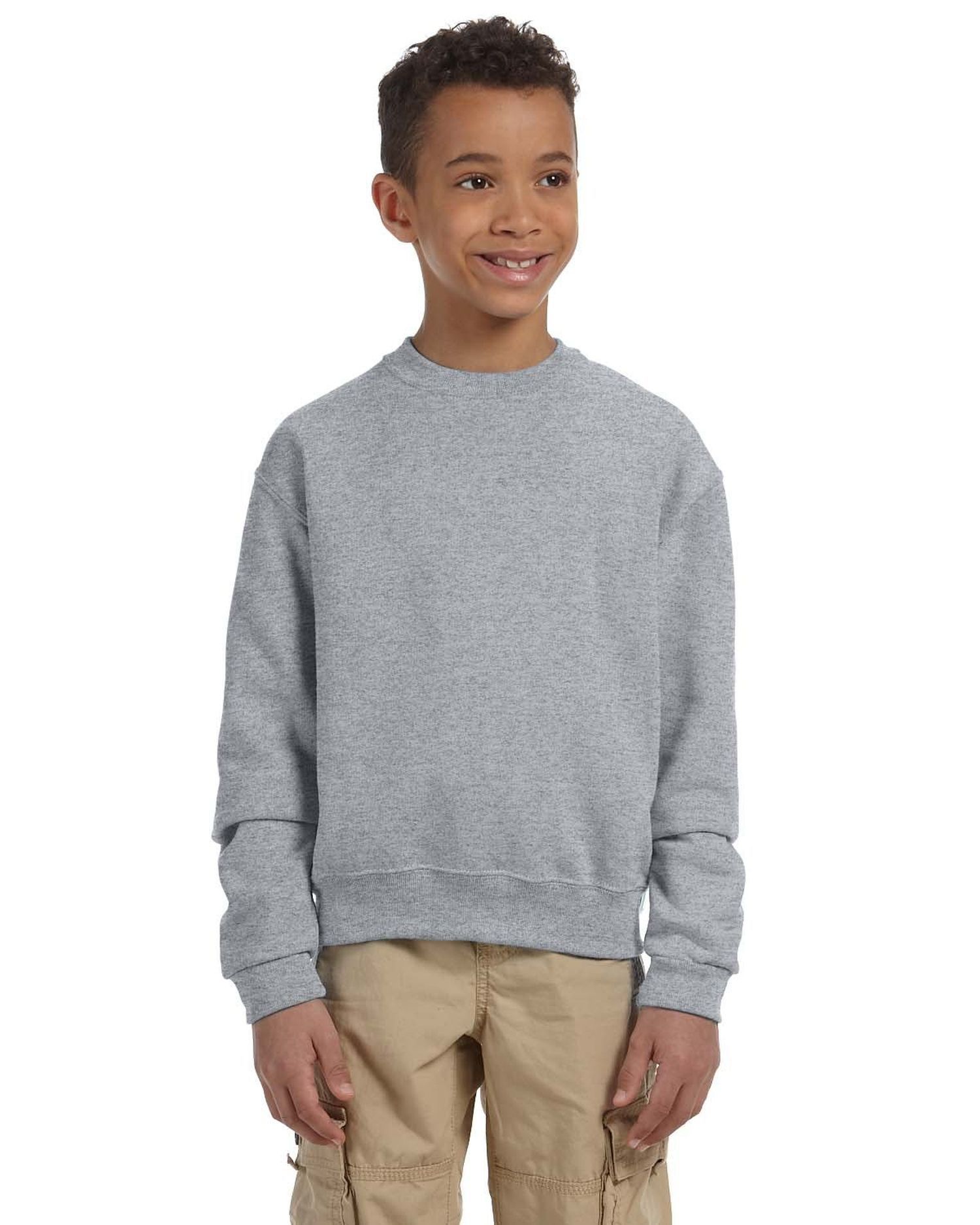 JERZEES®  Youth NuBlend® 8 oz 50/50 cotton poly Crewneck Sweatshirt